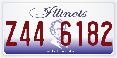 IL license plate Z446182