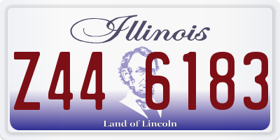 IL license plate Z446183
