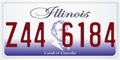 IL license plate Z446184