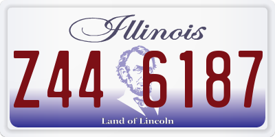 IL license plate Z446187