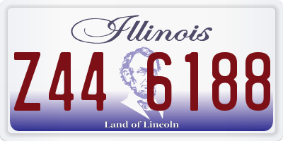 IL license plate Z446188