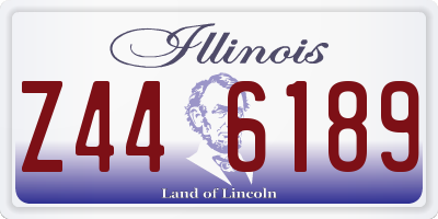 IL license plate Z446189