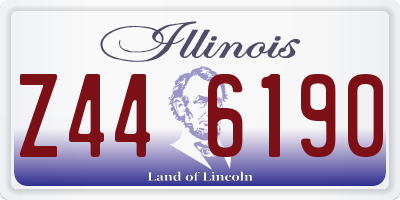 IL license plate Z446190