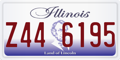 IL license plate Z446195