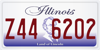 IL license plate Z446202