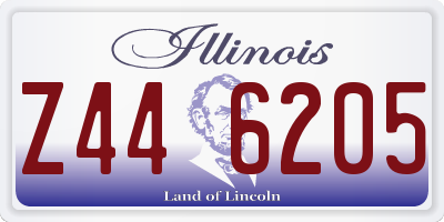 IL license plate Z446205
