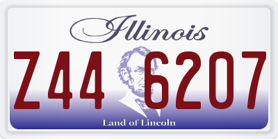 IL license plate Z446207