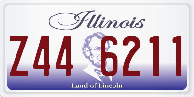 IL license plate Z446211