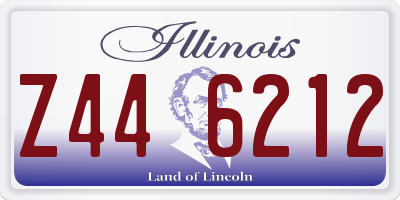 IL license plate Z446212