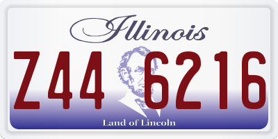 IL license plate Z446216