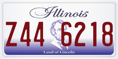 IL license plate Z446218