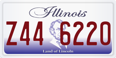 IL license plate Z446220
