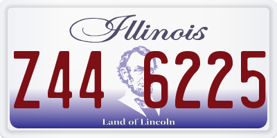 IL license plate Z446225