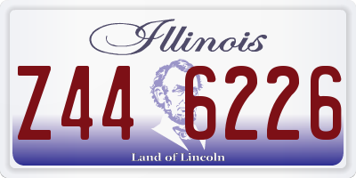 IL license plate Z446226