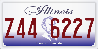 IL license plate Z446227