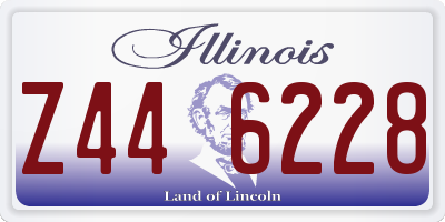 IL license plate Z446228