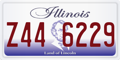 IL license plate Z446229
