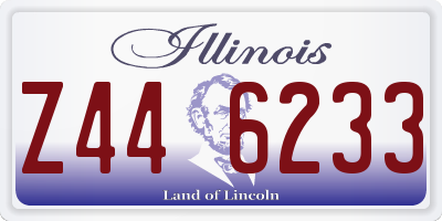 IL license plate Z446233