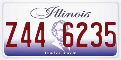 IL license plate Z446235