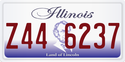 IL license plate Z446237