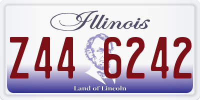 IL license plate Z446242