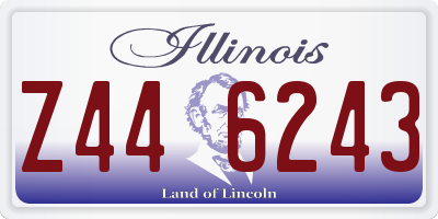 IL license plate Z446243