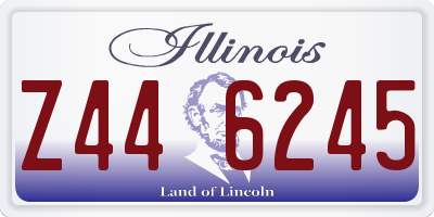 IL license plate Z446245