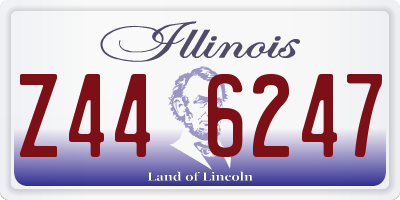 IL license plate Z446247