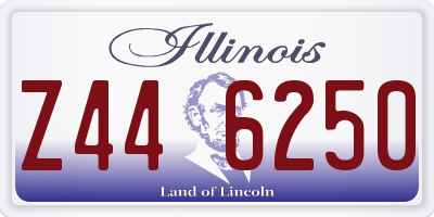 IL license plate Z446250