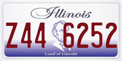 IL license plate Z446252