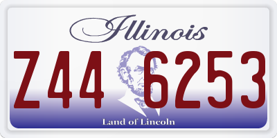IL license plate Z446253