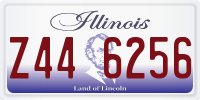 IL license plate Z446256