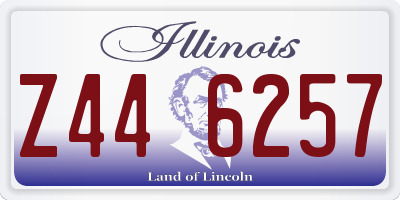 IL license plate Z446257