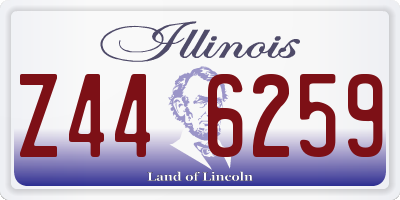 IL license plate Z446259