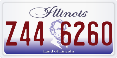 IL license plate Z446260