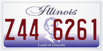 IL license plate Z446261