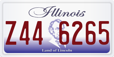 IL license plate Z446265