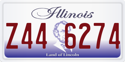 IL license plate Z446274
