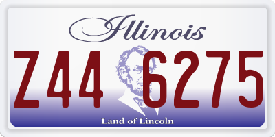 IL license plate Z446275