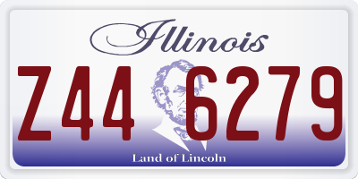 IL license plate Z446279