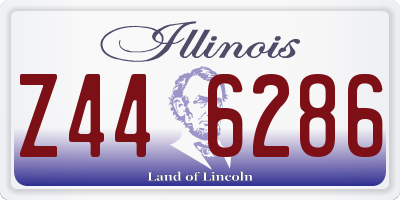 IL license plate Z446286