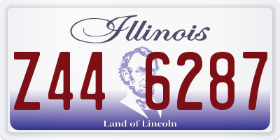 IL license plate Z446287