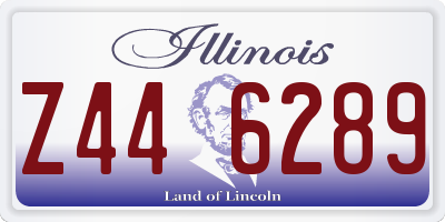 IL license plate Z446289