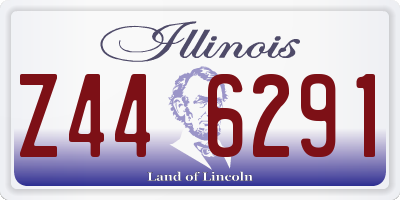 IL license plate Z446291