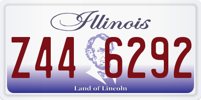 IL license plate Z446292