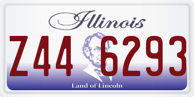 IL license plate Z446293