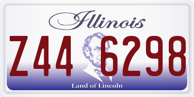 IL license plate Z446298