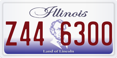 IL license plate Z446300