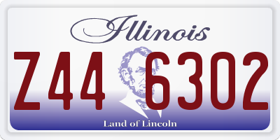IL license plate Z446302