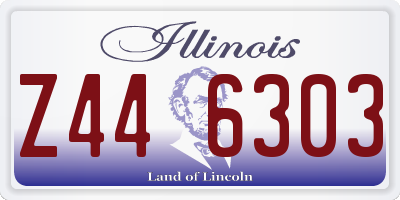 IL license plate Z446303